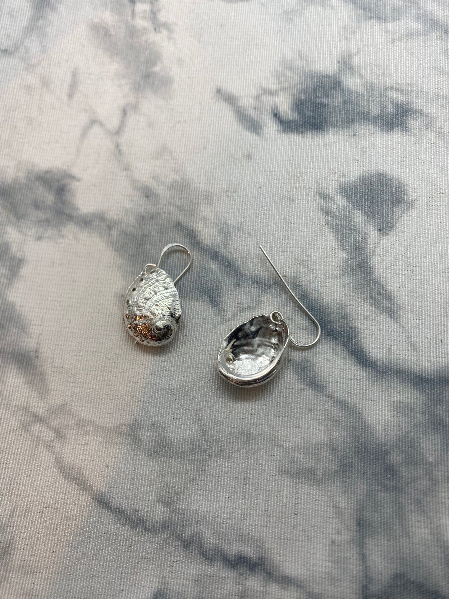 Abalone Casted Earrings