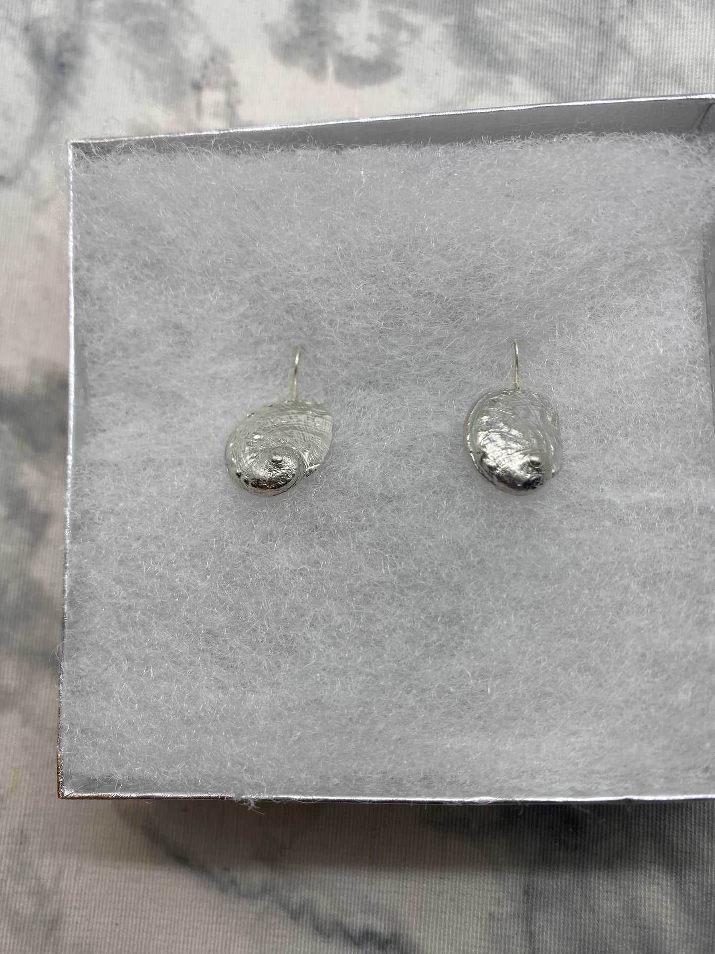 Abalone Casted Earrings