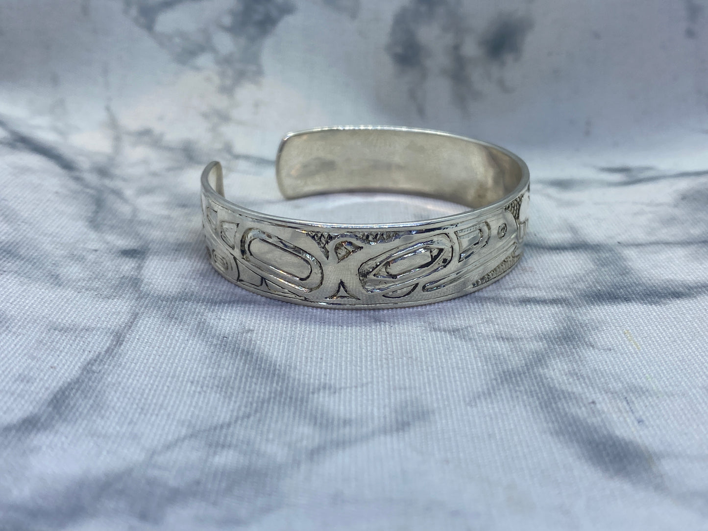 Raven and Killer Whale 1/2 Inch Bracelet