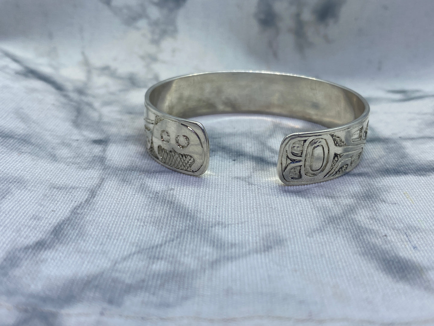 Raven and Killer Whale 1/2 Inch Bracelet
