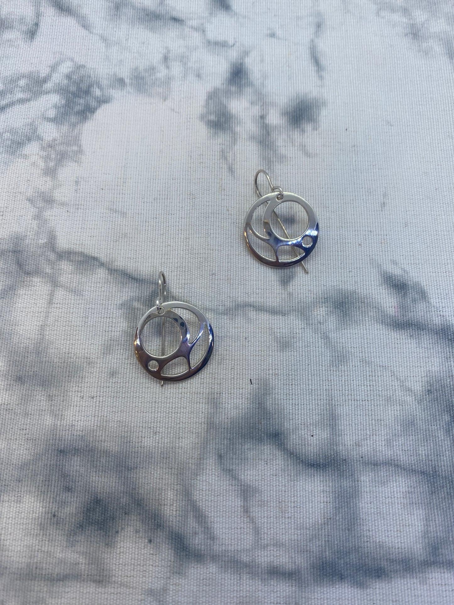 Salmon Egg Earrings