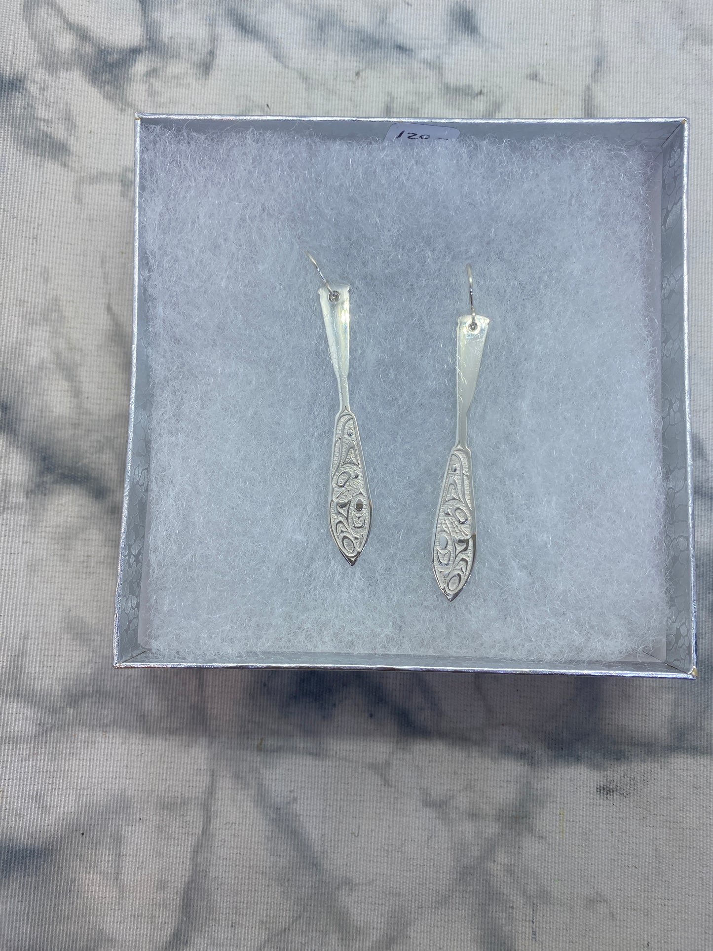 Killer Whale Paddle Earrings