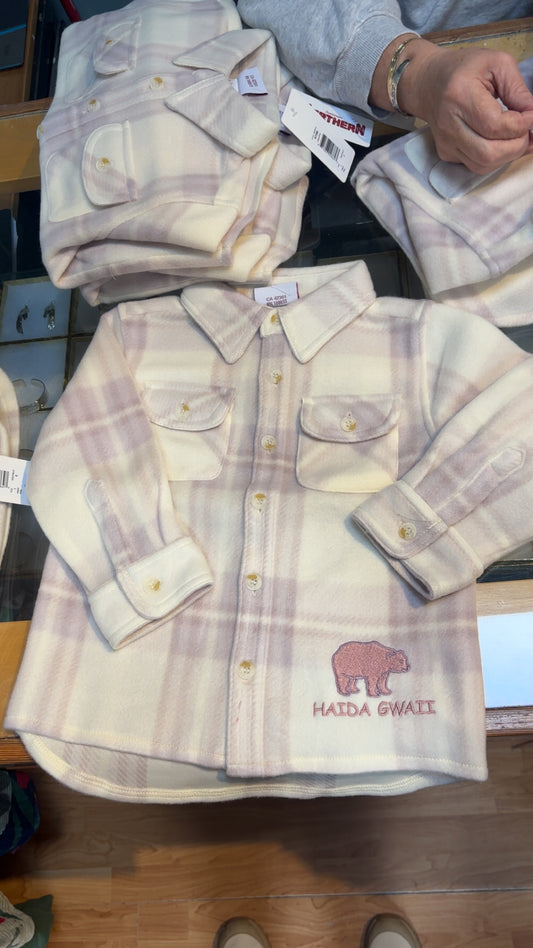 Kids Haida Gwaii Plaid Button up