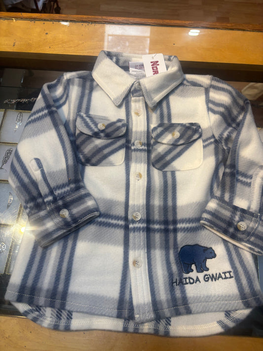 Kids Haida Gwaii Plaid Button up