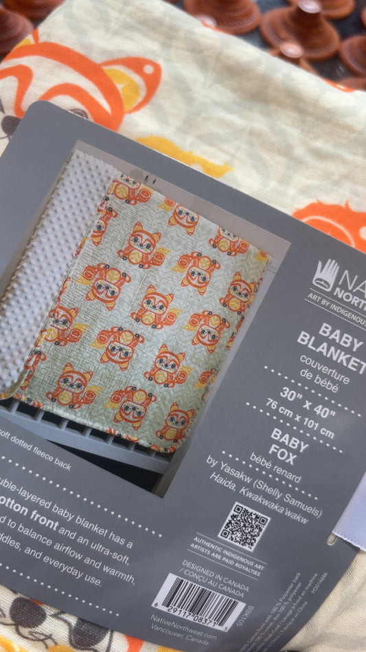 Fox Baby Blanket