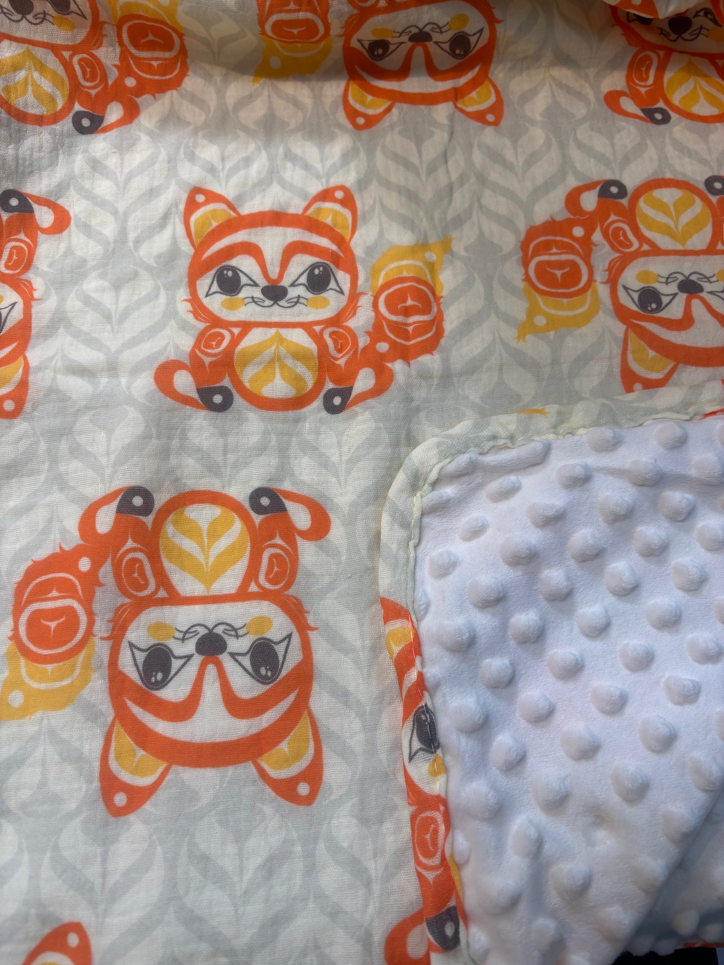Fox Baby Blanket